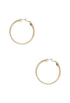 Forever21 Etched Mid-size Hoops