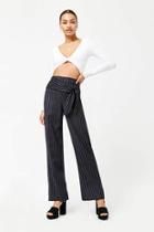 Forever21 Pinstripe Self-tie Trousers