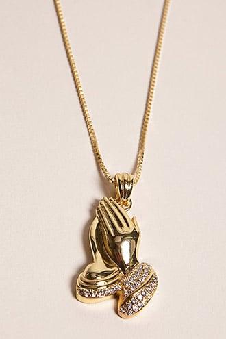 Forever21 King Ice Pendant Necklace