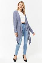 Forever21 Open-front Trapeze Hem Cardigan