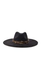 Forever21 Feather-trimmed Fedora