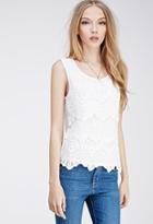 Forever21 Layered Lace Top
