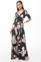 Forever21 Billowy Floral Maxi Dress