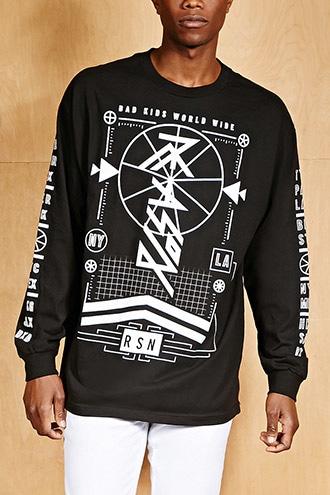 Forever21 Reason Long-sleeve Graphic Tee