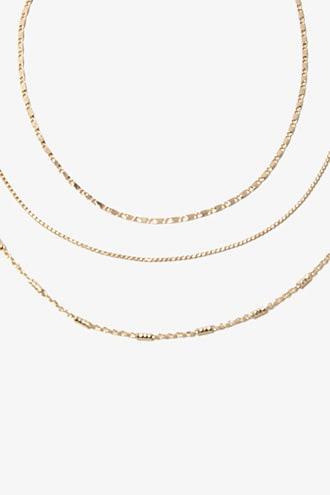 Forever21 Choker Chain Necklace Set