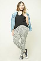 Forever21 Plus Women's  Plus Size Marled Sweatpants