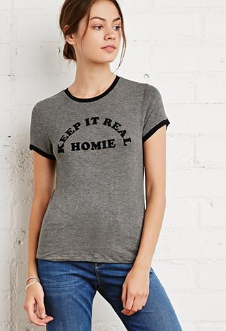 Forever21 Keep It Real Tee