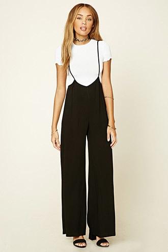 Forever21 Women's  Wide-leg Cami Jumpsuit