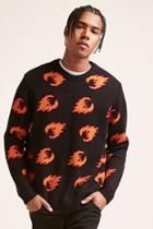 Forever21 Flame Graphic Sweater