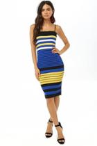 Forever21 Striped Cami Knee-length Dress