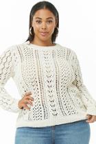Forever21 Plus Size Chenille Fisherman Sweater