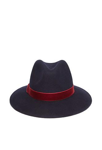Forever21 Velvet Band Wool Fedora