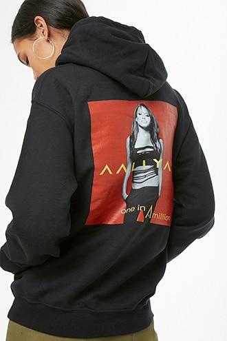 Forever21 Aaliyah Graphic Hoodie