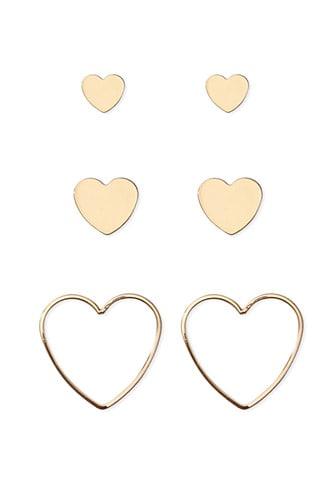 Forever21 Heart Earring Set