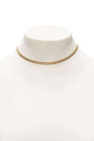 Forever21 Serpentine & Rolo Chain Choker