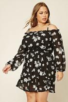 Forever21 Plus Size Floral Ruffled Dress