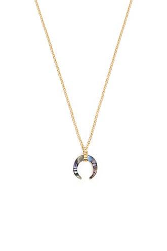 Forever21 Abstract Horn Pendant Necklace Set