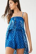 Forever21 Vintage Havana Maxi Skort Romper