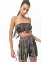 Forever21 Multicolor Fringe Mini Skirt