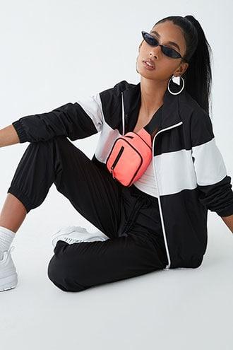 Forever21 Drawstring Wind Joggers