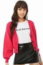 Forever21 Cropped V-neck Cardigan