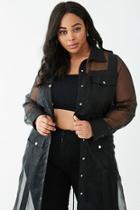 Forever21 Plus Size Sheer Duster Cardigan