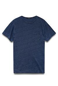Forever21 Denim-look Pocket Tee