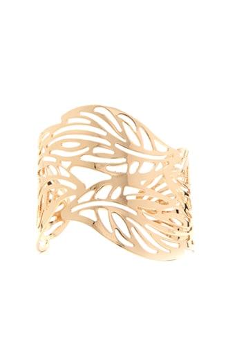 Forever21 Leaf Cutout Cuff