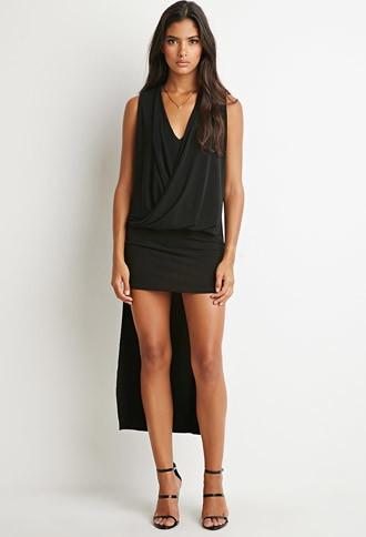 Forever21 Layered Twist-front Dress