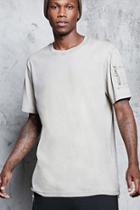 Forever21 Stonewashed Utility Pocket Tee