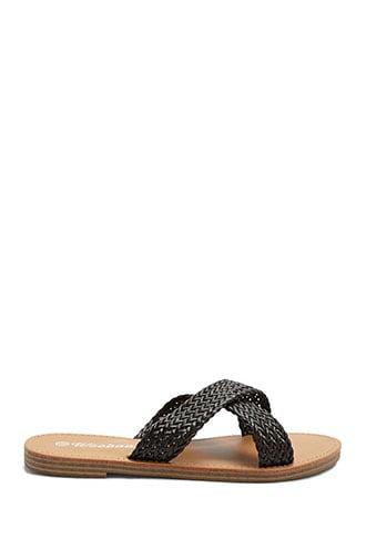 Forever21 Braided Crisscross Sandals