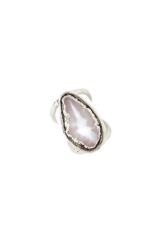 Forever21 Grey & Silver Faux Gem Cocktail Ring
