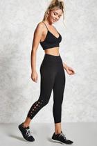 Forever21 Active Lace-up Capri Leggings