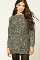 Forever21 Women's  Chunky Marled Knit Sweater