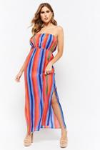 Forever21 Multicolor Striped Maxi Dress