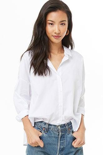 Forever21 Button-front Vented Shirt