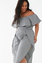 Forever21 Plus Size Gingham Print Jumpsuit