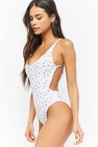 Forever21 Kulani Kinis Cosmic Print One-piece Swimsuit