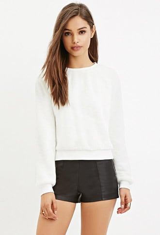 Forever21 Plush Knit Sweatshirt