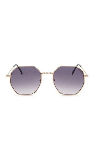 Forever21 Metal Octagon Premium Sunglasses