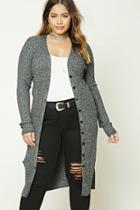 Forever21 Plus Women's  Plus Size Button-down Cardigan