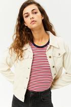 Forever21 Corduroy Button Front Jacket