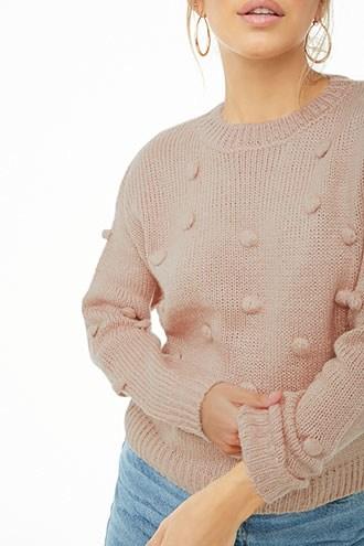 Forever21 Clip-dot Ball Sweater