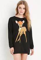 Forever21 Oversized Bambi Sweatshirt