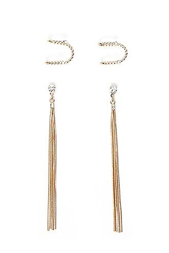 Forever21 Drop Chain Ear Cuff Set
