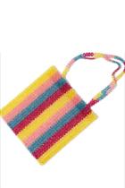 Forever21 Beaded Colorblock Tote Bag