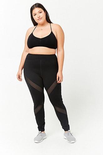 Forever21 Plus Size Active Moto Leggings
