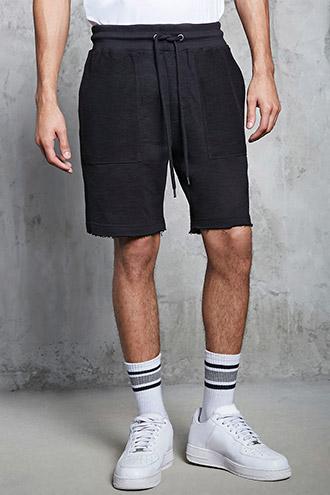 Forever21 Raw Edge French Terry Shorts