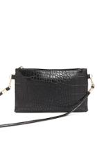 Forever21 Faux Leather Croc Crossbody