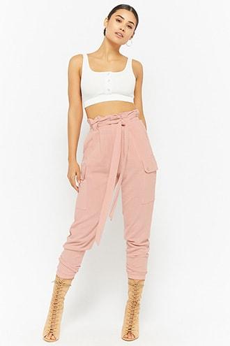 Forever21 Paperbag Waist Pants